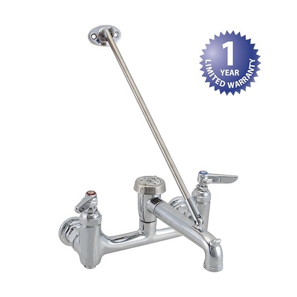 T&S Brass FAUCET 8" WALL MOUNT SERVICE SINK T&S for T&S Brass - Part# B0665BSTPM B0665BSTPM - main